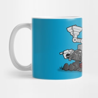 Cute Funny Sci-fi Villains Friends Chilling Cartoon Parody Mug